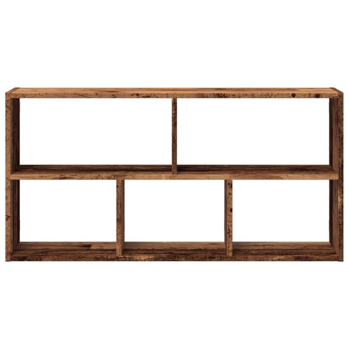 Étagère murale vieux bois 100x25x50 cm bois d'ingénierie - Photo n°4