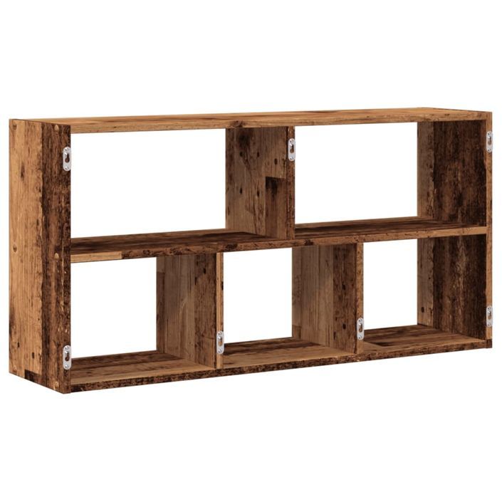 Étagère murale vieux bois 100x25x50 cm bois d'ingénierie - Photo n°6