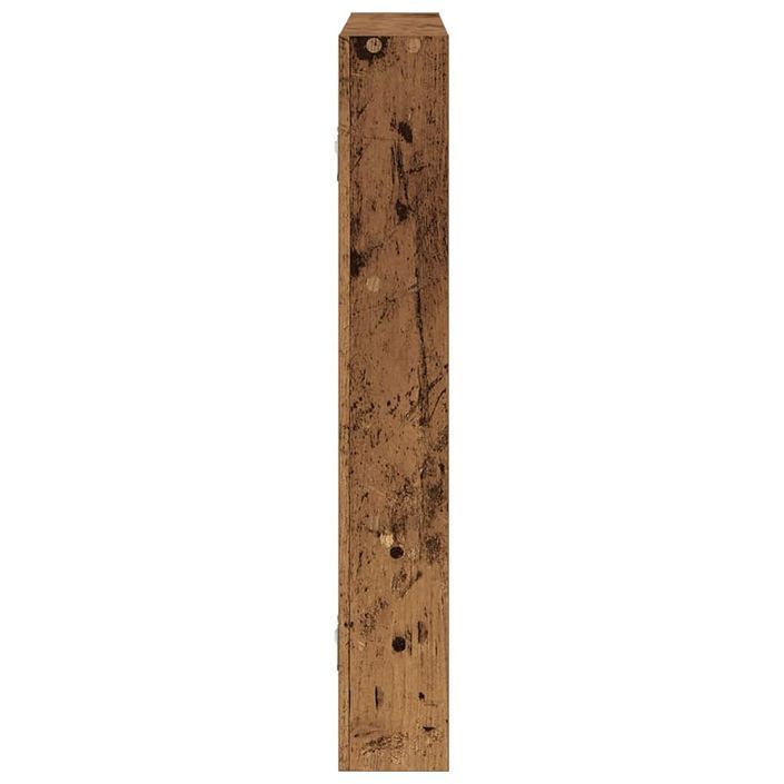 Étagère murale vieux bois 43x9x60 cm bois d'ingénierie - Photo n°5