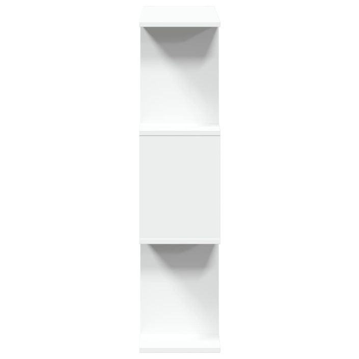 Étagère séparatrice de pièce à 3 niveaux blanc 70x24x97 cm - Photo n°6