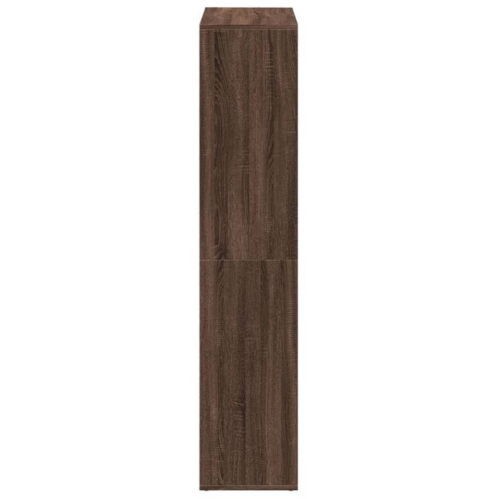 Étagère séparatrice de pièce chêne marron 69,5x29x137,5 cm - Photo n°6