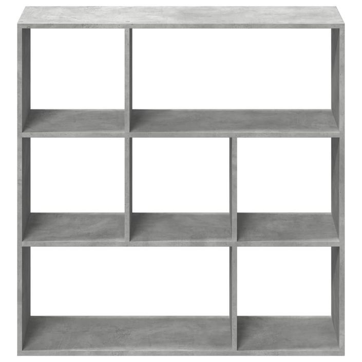 Étagère séparatrice de pièce gris béton 102x29x103,5 cm - Photo n°5