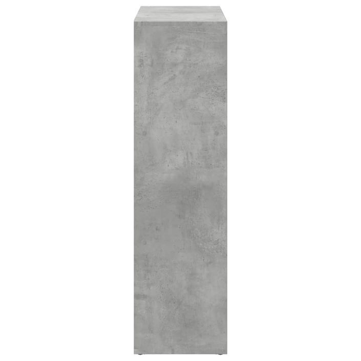 Étagère séparatrice de pièce gris béton 102x29x103,5 cm - Photo n°6