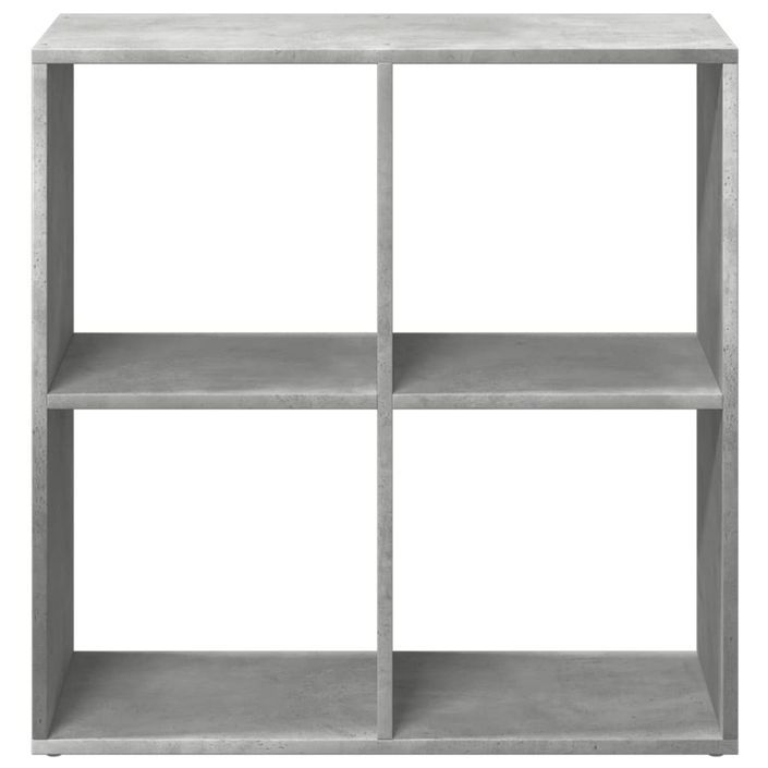 Étagère séparatrice de pièce gris béton 69,5x29x69,5 cm - Photo n°5