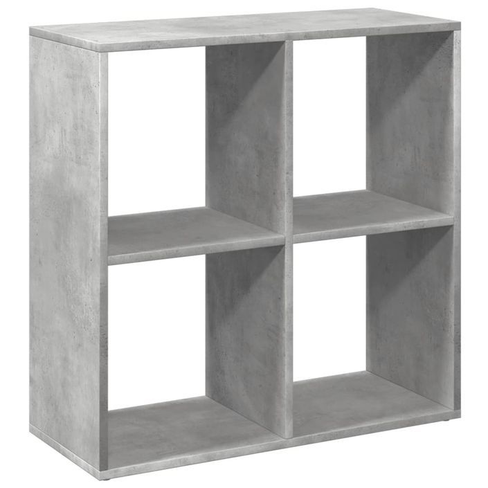 Étagère séparatrice de pièce gris béton 69,5x29x69,5 cm - Photo n°7