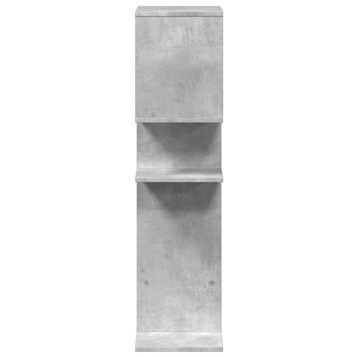 Étagère séparatrice de pièce gris béton 92x29x112 cm - Photo n°6