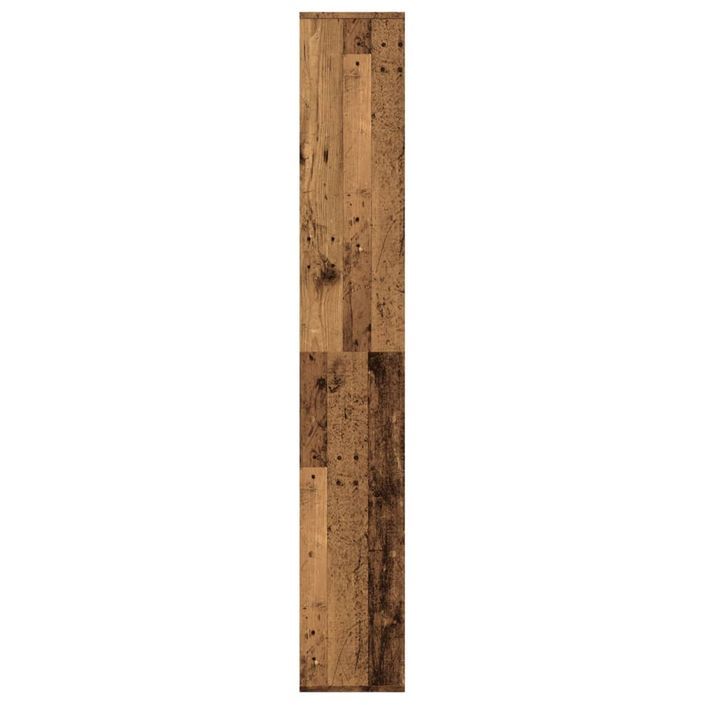 Étagère séparatrice de pièce vieux bois 67x25x161,5 cm - Photo n°6