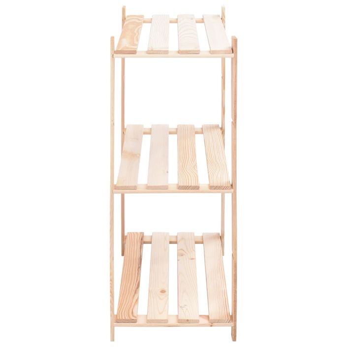 Étagères de rangement à 3 niveaux 5 pcs 80x38x90 cm Pin 150 kg - Photo n°5