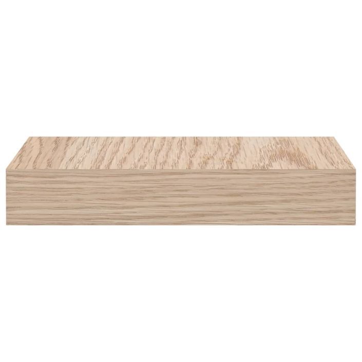 Étagères flottantes 2 pcs 23x23,5x4 cm bois d'ingénierie - Photo n°4