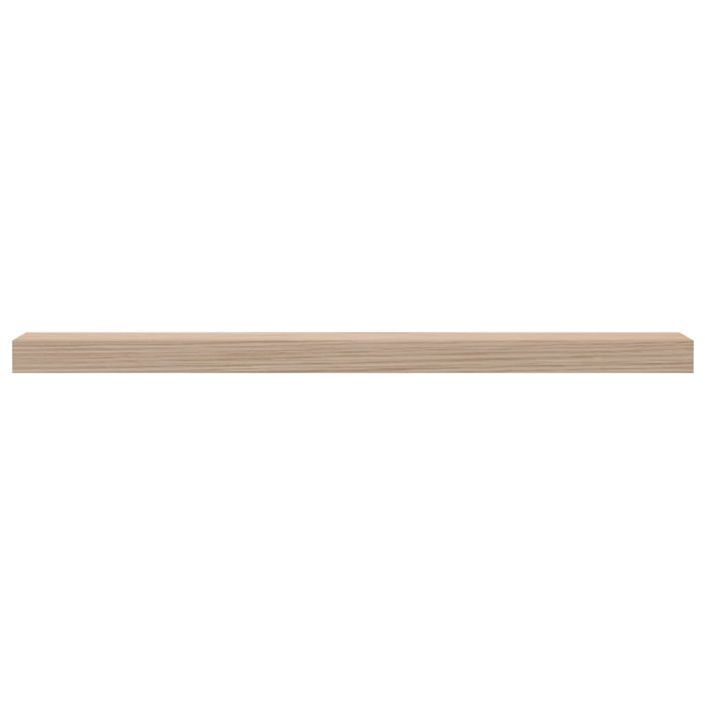 Étagères flottantes 2 pcs 80x23,5x4 cm bois d'ingénierie - Photo n°3