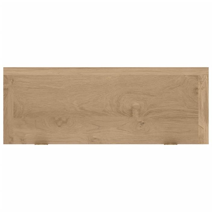 Étagères murales 2 pcs 40x15x4 cm bois de teck massif - Photo n°7