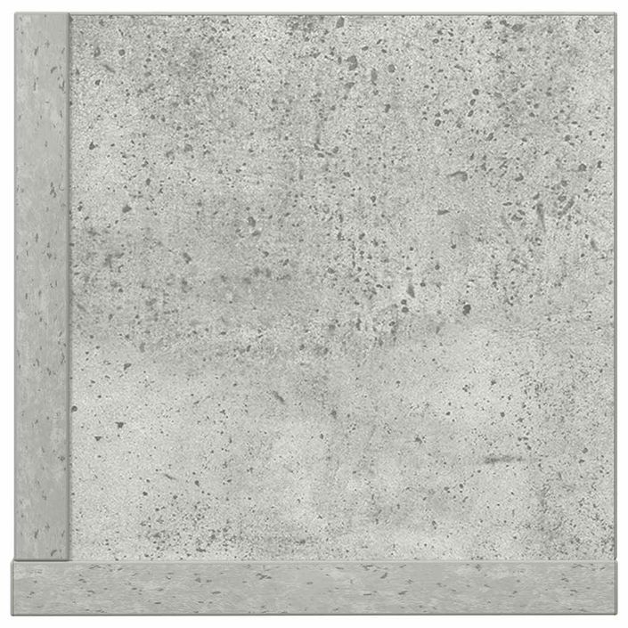 Étagères murales 2 pcs gris béton 100x16,5x16,5 cm - Photo n°6