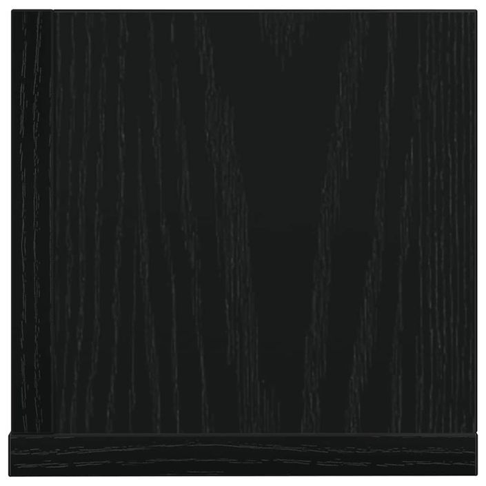 Étagères murales 2 pcs noir 100x16,5x16,5 cm bois d'ingénierie - Photo n°6