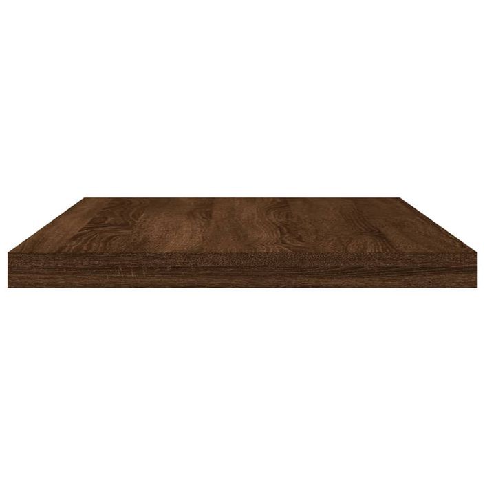 Étagères murales 4 pcs chêne marron 40x20x1,5cm bois ingénierie - Photo n°5