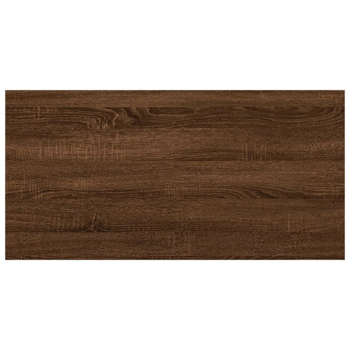 Étagères murales 4 pcs chêne marron 40x20x1,5cm bois ingénierie - Photo n°6