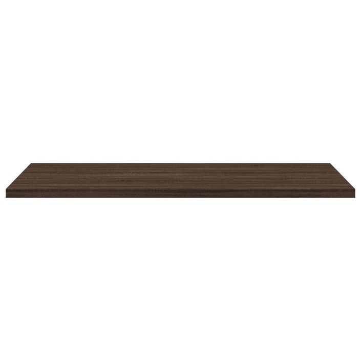 Étagères murales 4 pcs chêne marron 60x40x1,5cm bois ingénierie - Photo n°5