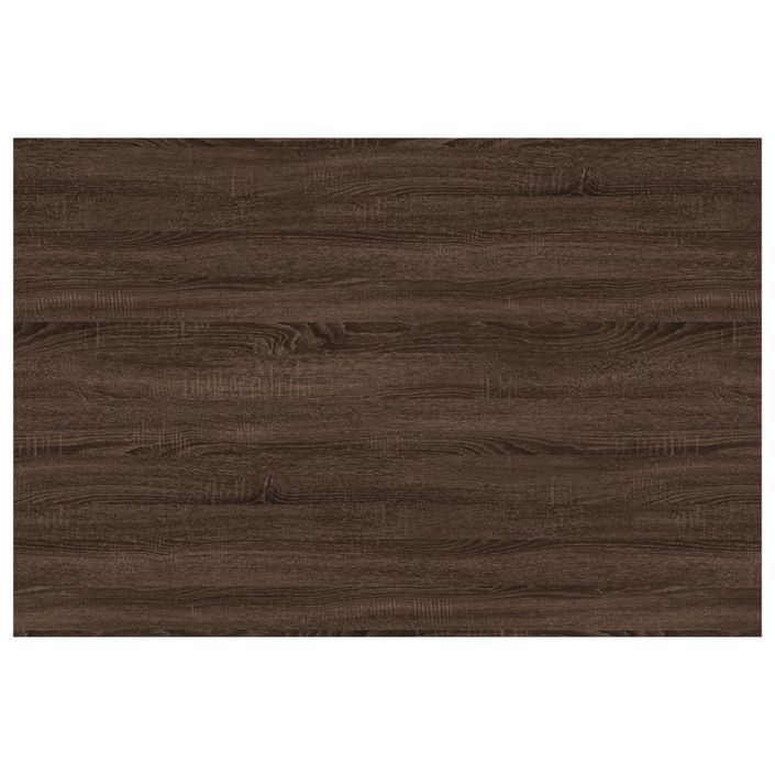 Étagères murales 4 pcs chêne marron 60x40x1,5cm bois ingénierie - Photo n°6