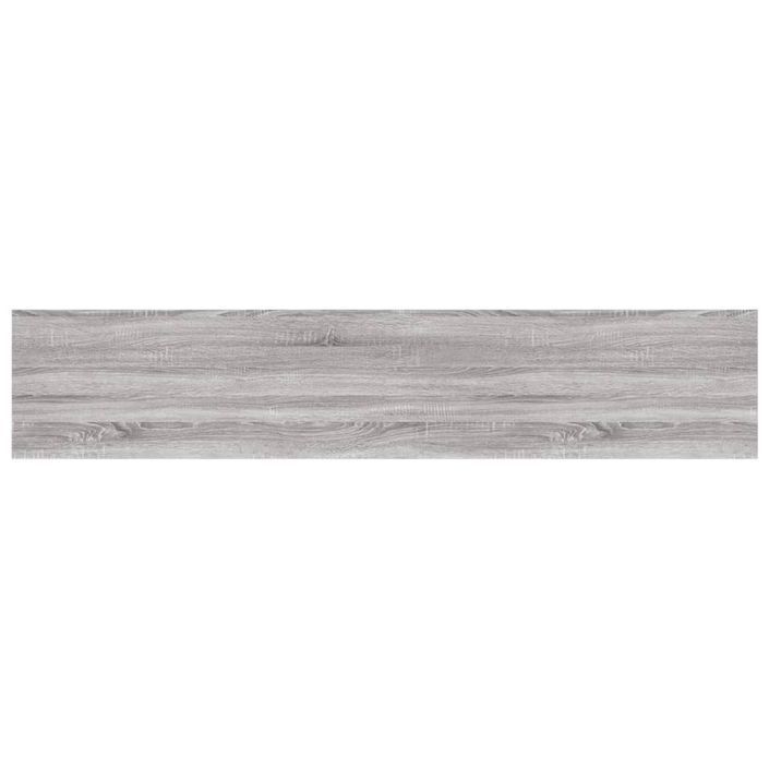 Étagères murales 4 pcs sonoma gris 100x20x1,5cm bois ingénierie - Photo n°6