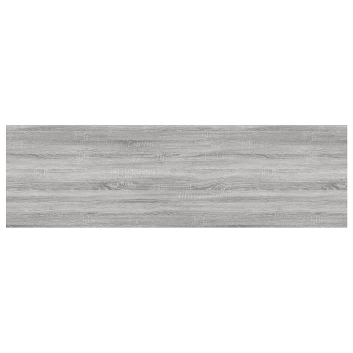 Étagères murales 4 pcs sonoma gris 100x30x1,5cm bois ingénierie - Photo n°6