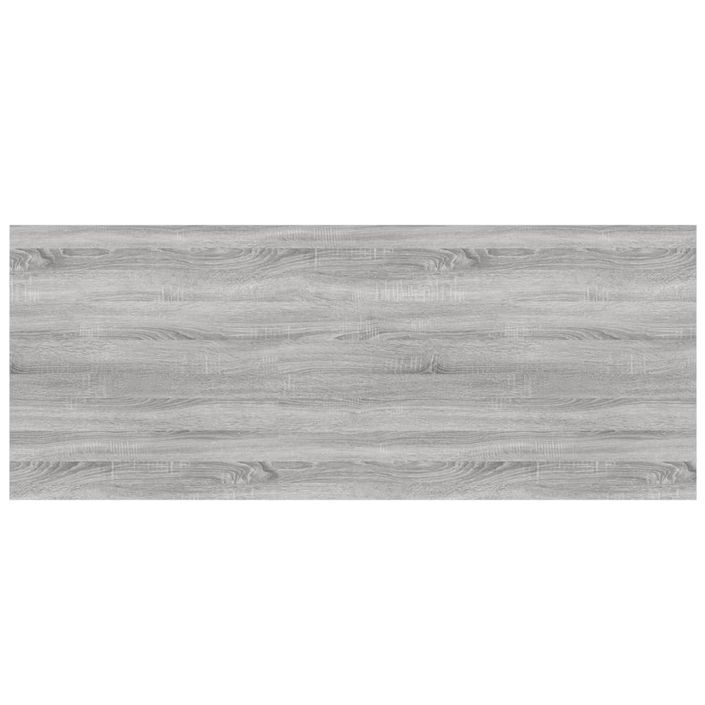 Étagères murales 4 pcs sonoma gris 100x40x1,5cm bois ingénierie - Photo n°6