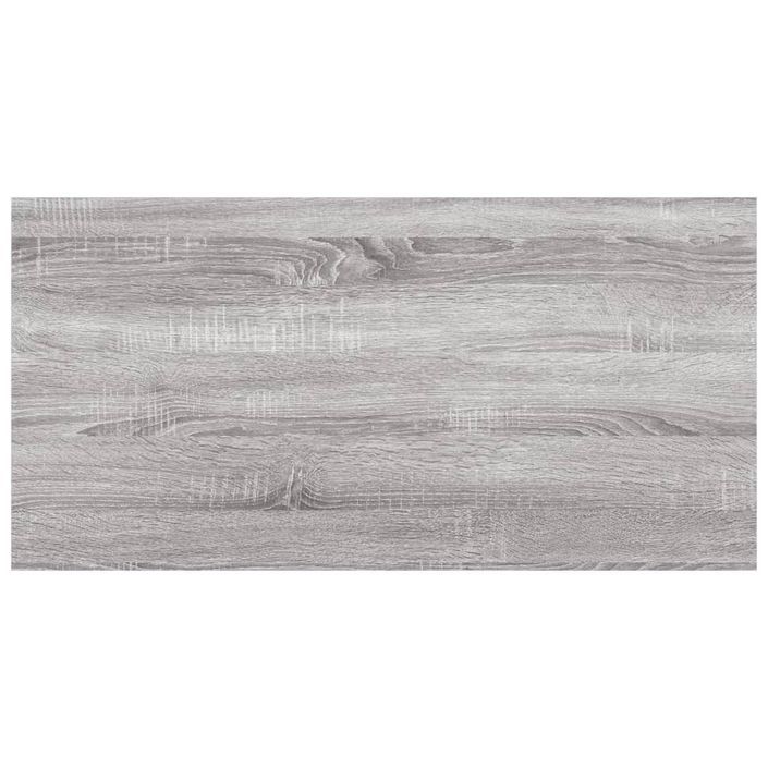 Étagères murales 4 pcs sonoma gris 40x20x1,5 cm bois ingénierie - Photo n°6