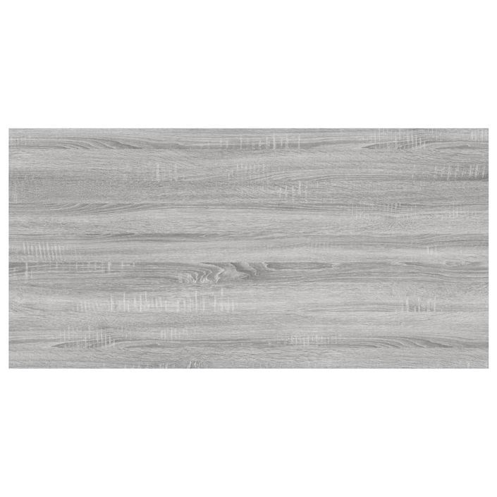 Étagères murales 4 pcs sonoma gris 60x30x1,5 cm bois ingénierie - Photo n°6