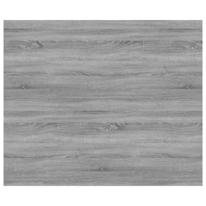 Étagères murales 4 pcs sonoma gris 60x50x1,5 cm bois ingénierie - Photo n°6