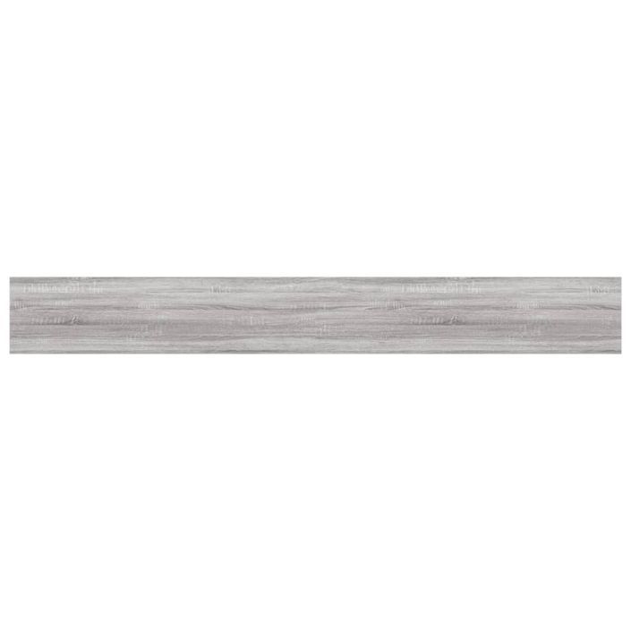 Étagères murales 4 pcs sonoma gris 80x10x1,5 cm bois ingénierie - Photo n°6