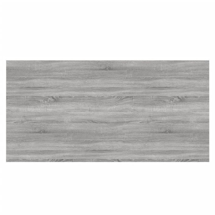 Étagères murales 4 pcs sonoma gris 80x40x1,5 cm bois ingénierie - Photo n°6