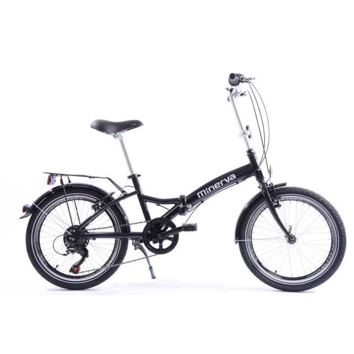EXODUS Vélo pliable  aluminium 6 speed noir - Photo n°1