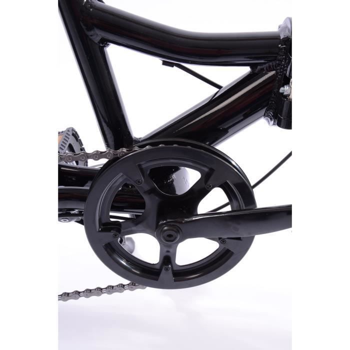 EXODUS Vélo pliable  aluminium 6 speed noir - Photo n°4