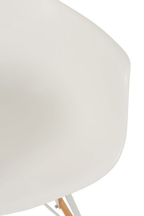 Fauteuil à bascule polypropylène blanc Ettis - Photo n°8