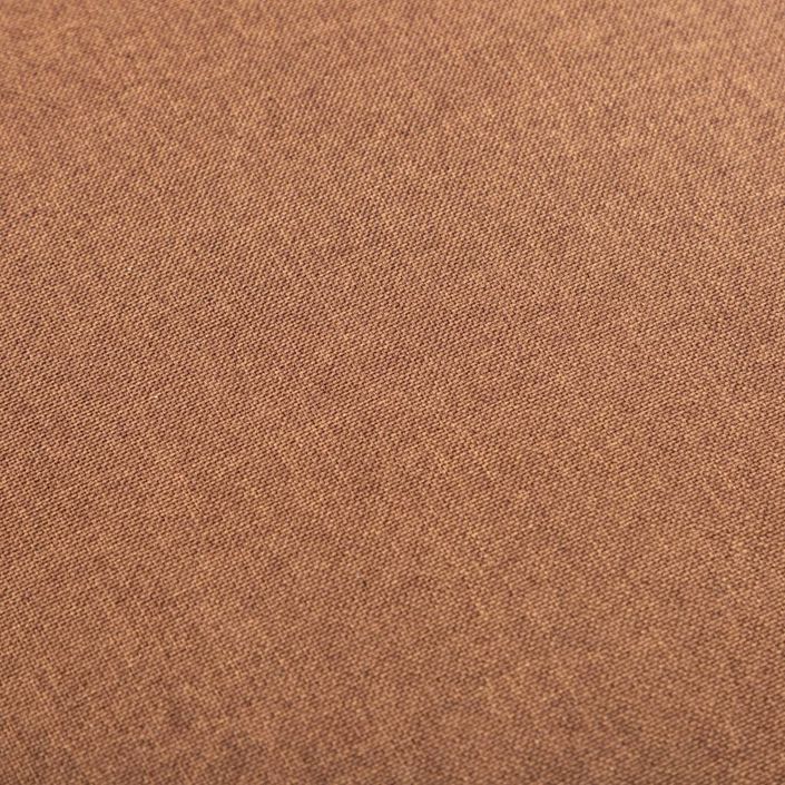 Fauteuil cabriolet tissu marron avec repose pieds Kokan - Photo n°8