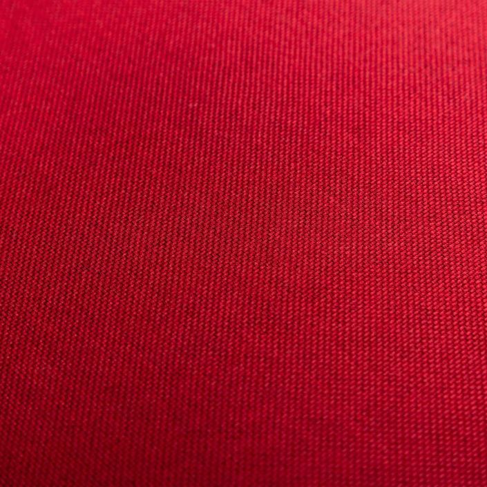 Fauteuil cabriolet tissu rouge avec repose pieds Kokan - Photo n°8