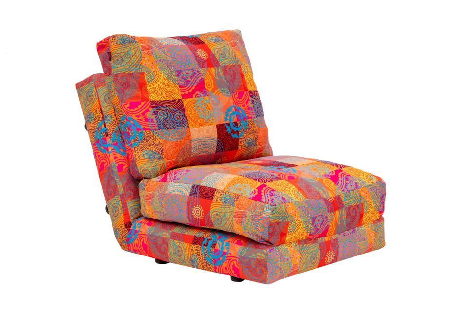 Fauteuil convertible multipositions patchwork Talya 60 cm - Photo n°5