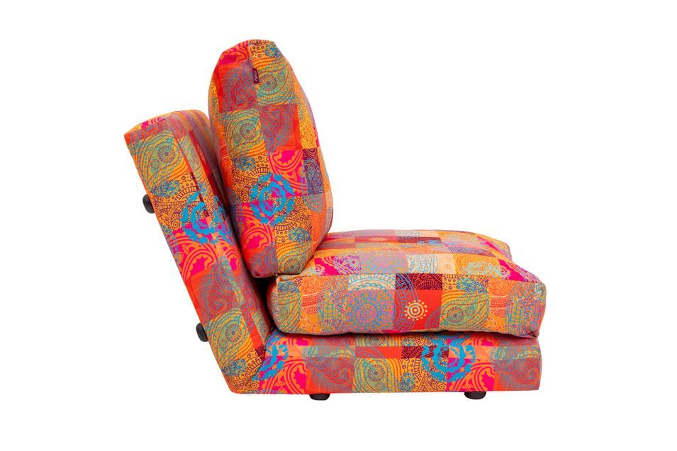 Fauteuil convertible multipositions patchwork Talya 60 cm - Photo n°6