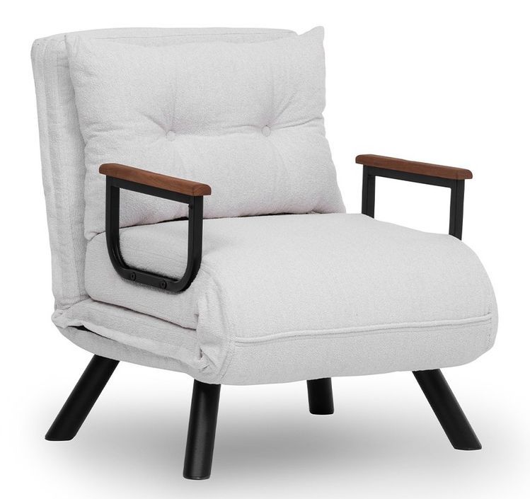 Fauteuil convertible tissu Bouka - Photo n°1