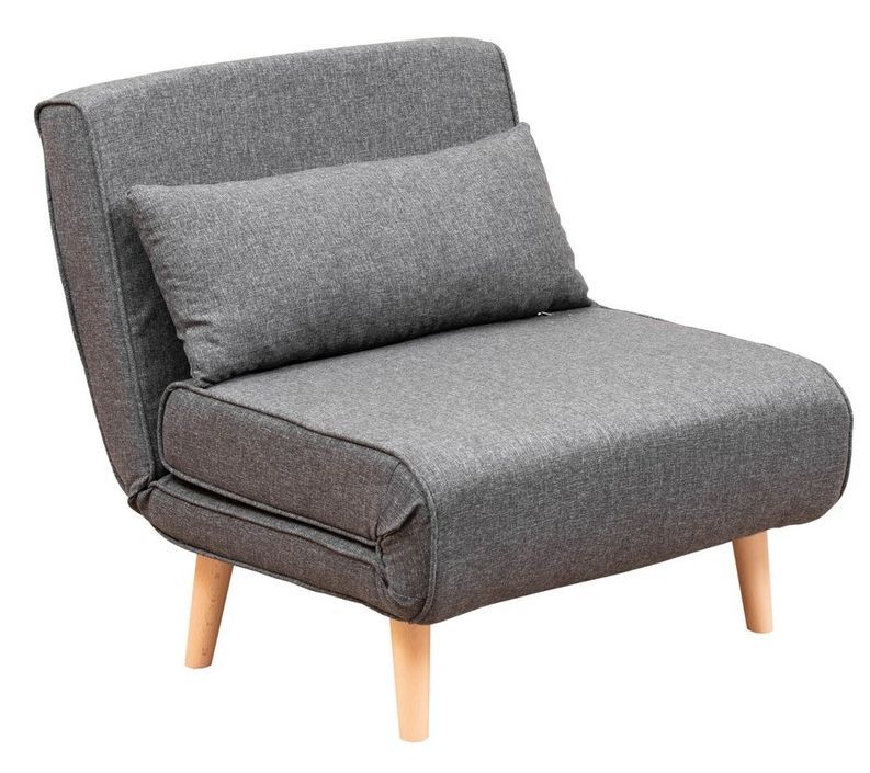 Fauteuil convertible tissu multipositions Relika - Photo n°1