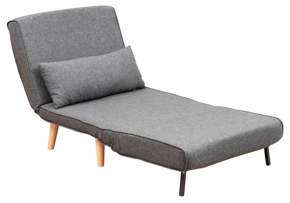 Fauteuil convertible tissu multipositions Relika - Photo n°3