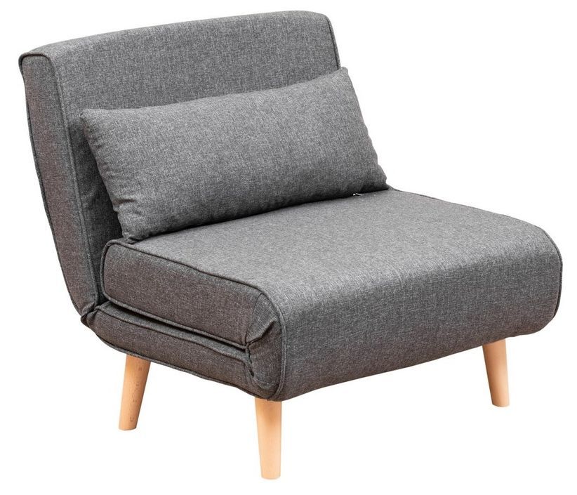 Fauteuil convertible tissu multipositions Relika - Photo n°17