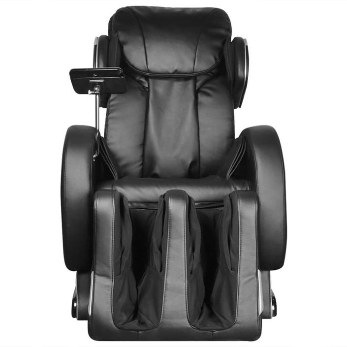 Fauteuil de massage avec écran Noir Similicuir - Photo n°4