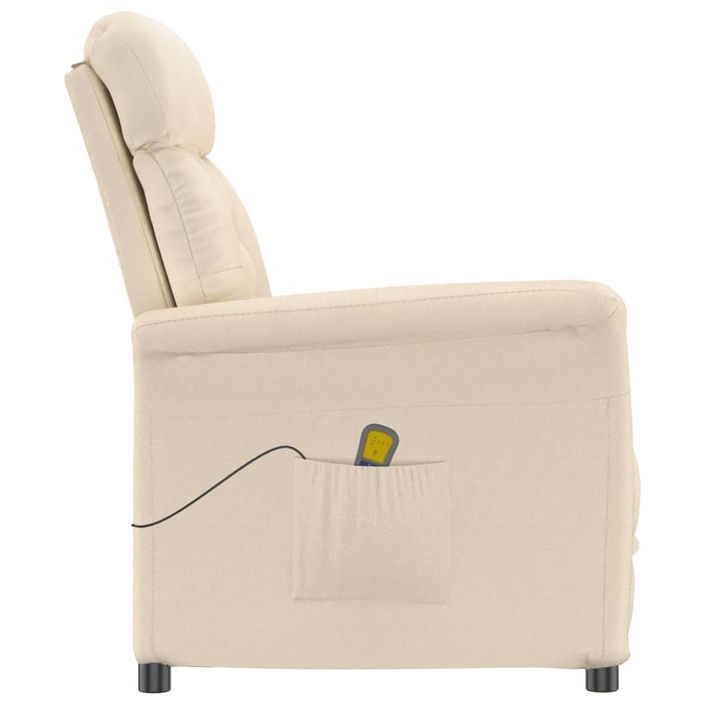 Fauteuil de massage Beige Tissu microfibre - Photo n°4