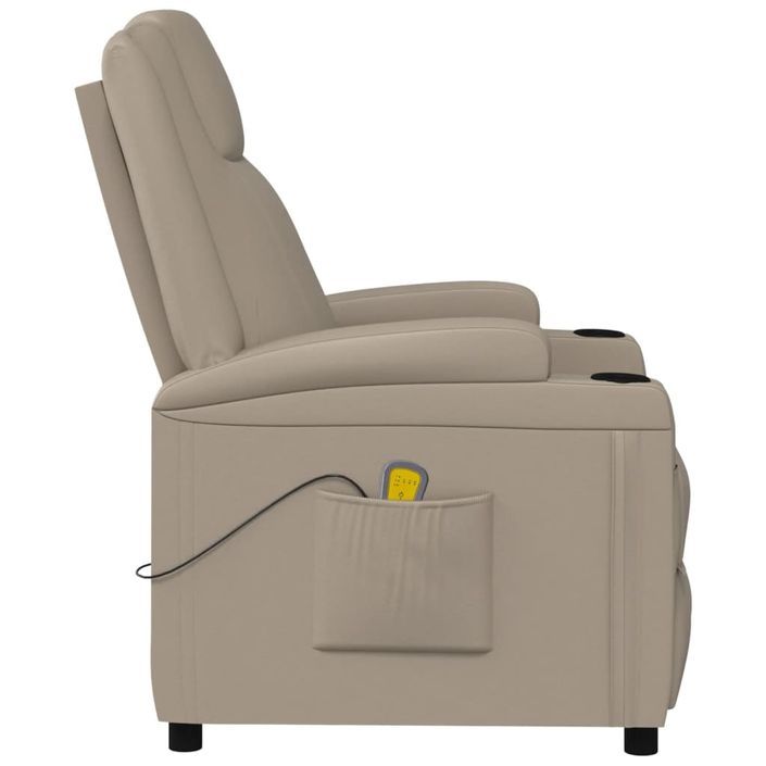 Fauteuil de massage Cappuccino Similicuir - Photo n°4