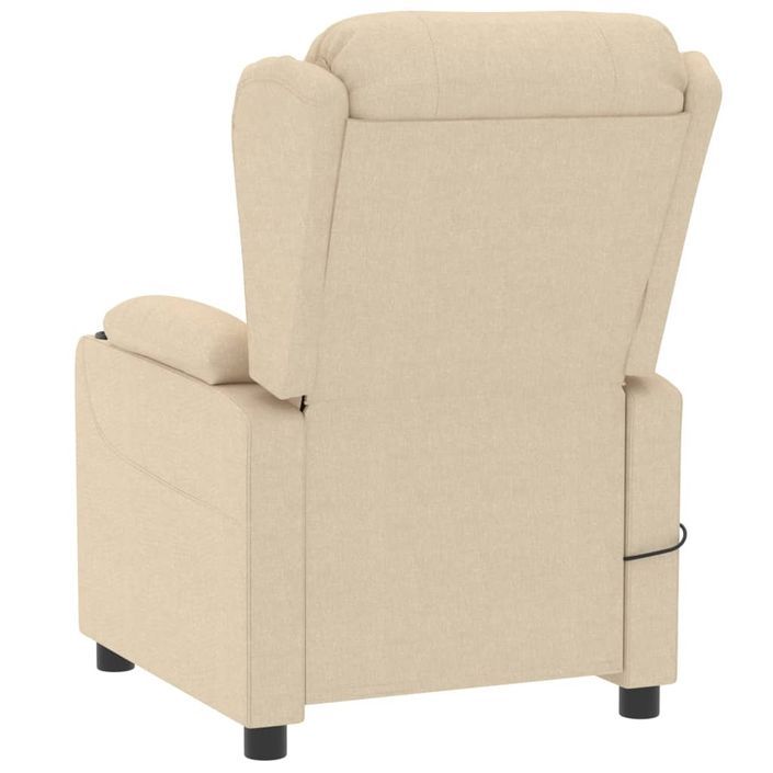 Fauteuil de massage Crème Tissu - Photo n°5