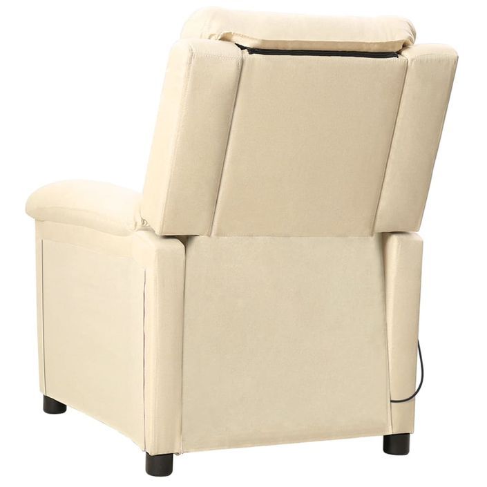 Fauteuil de massage Crème Tissu - Photo n°4