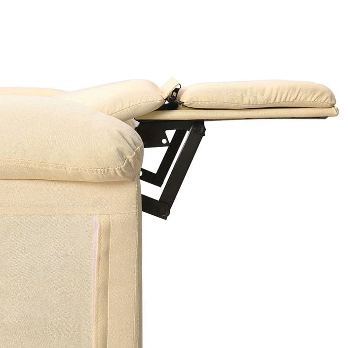 Fauteuil de massage Crème Tissu - Photo n°8