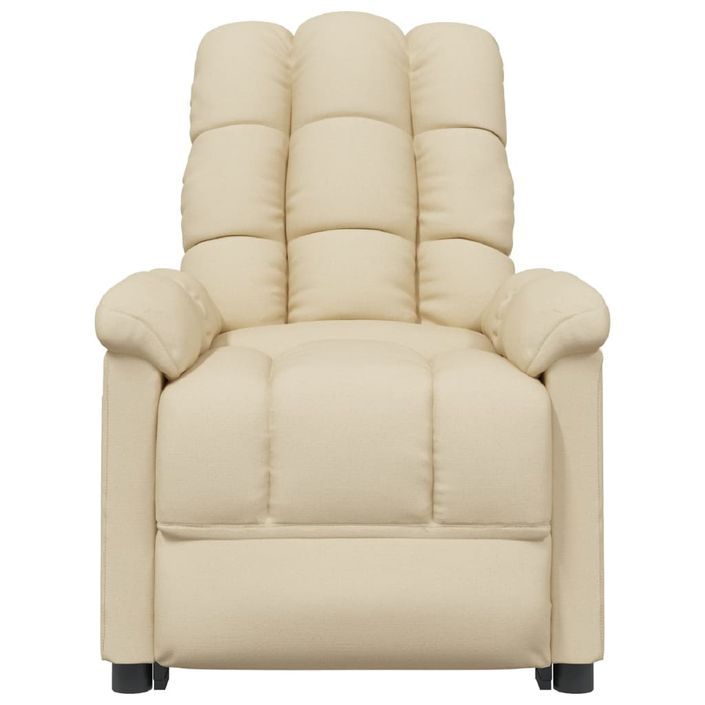 Fauteuil de massage Crème Tissu - Photo n°3