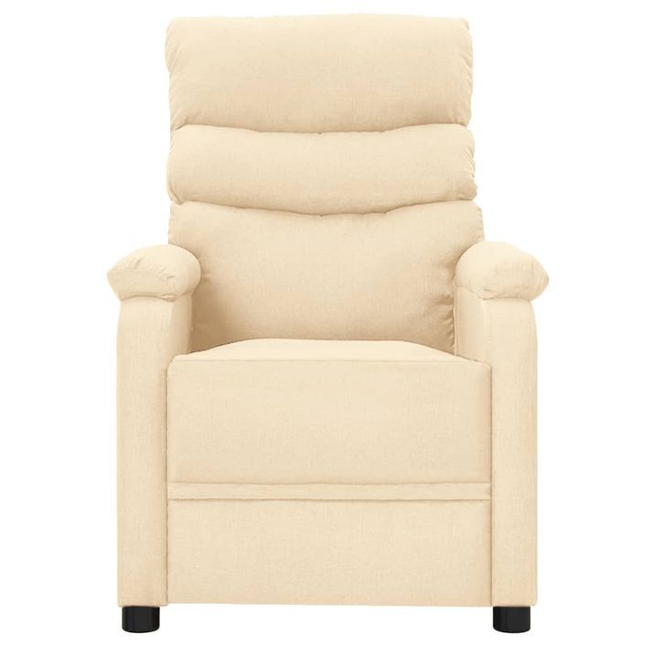 Fauteuil de massage Crème Tissu - Photo n°3