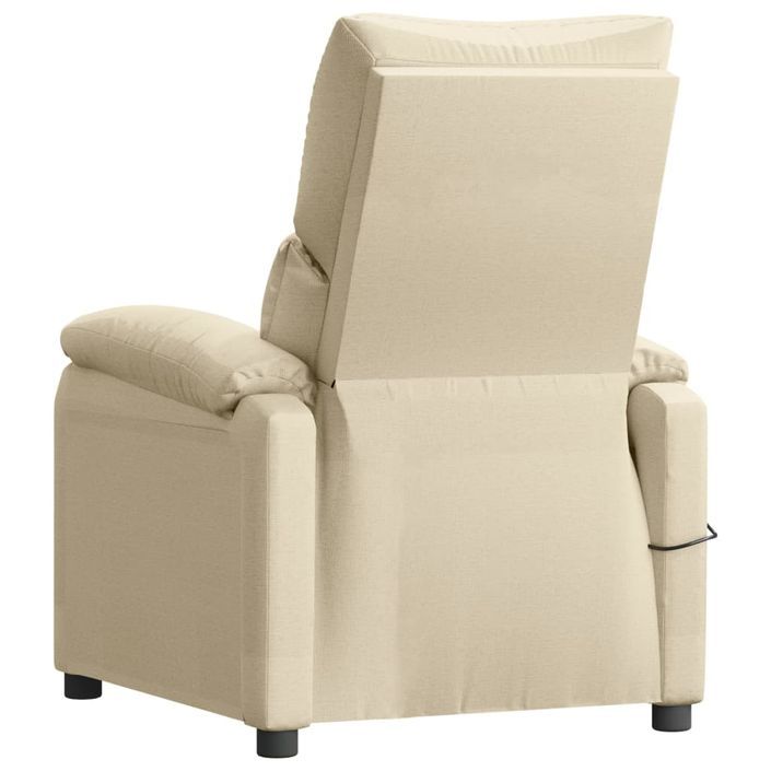 Fauteuil de massage Crème Tissu - Photo n°6