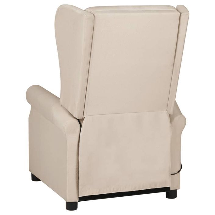 Fauteuil de massage Crème Tissu - Photo n°4